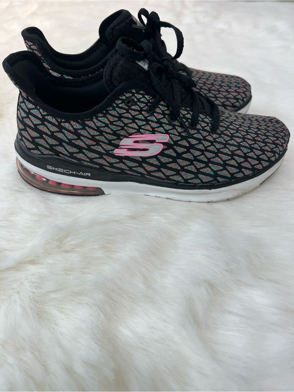 Skechers Womens Skech-Air-Infinity-Free Fallin Training Shoes Size 7.5  walking